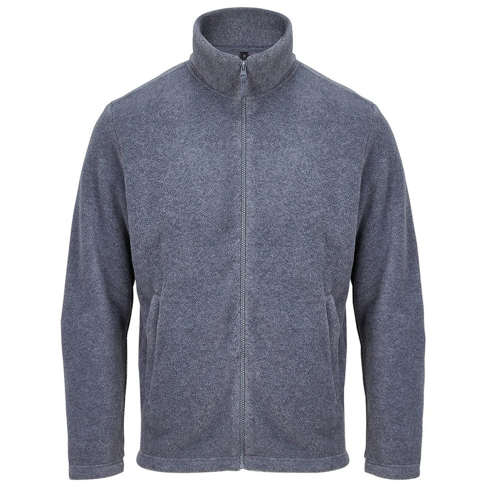 Grey Marl - Front - SOLS Unisex Adult Microfleece Jacket