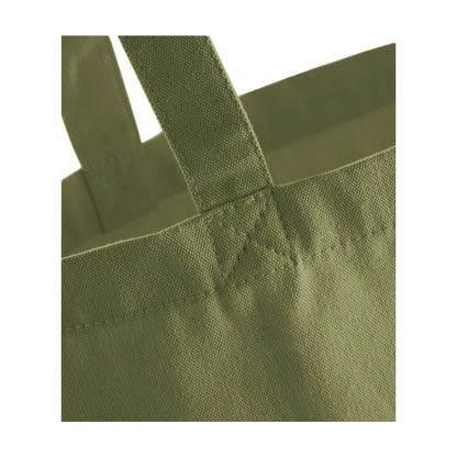 Bright Olive - Side - Westford Mill EarthAware Organic Bag For Life Tote Bag