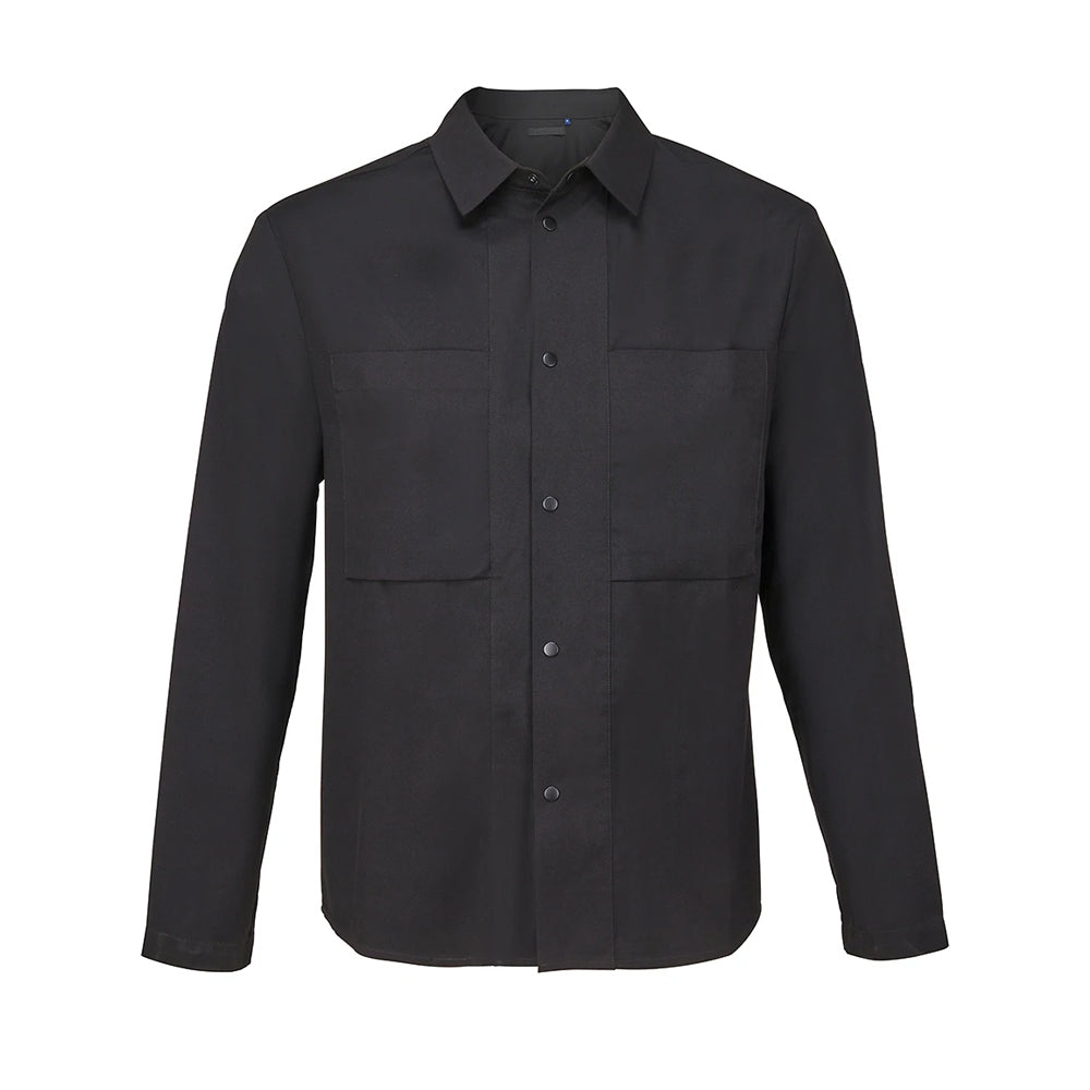 Deep Black - Front - NEOBLU Unisex Adult Overshirt