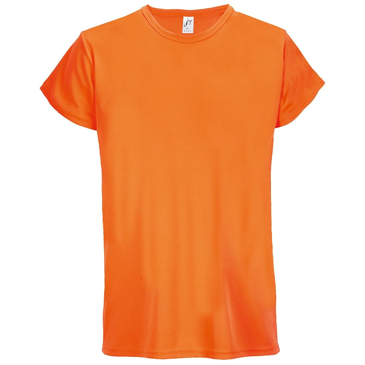 Neon Orange - Front - SOLS Unisex Adult Sprint T-Shirt