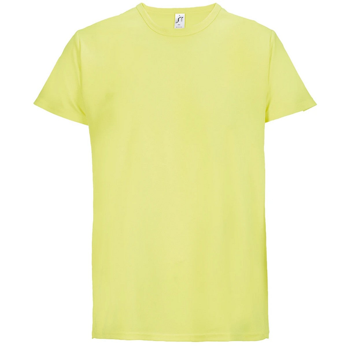 Neon Yellow - Front - SOLS Unisex Adult Sprint T-Shirt