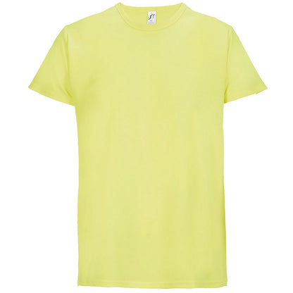 Neon Yellow - Front - SOLS Unisex Adult Sprint T-Shirt