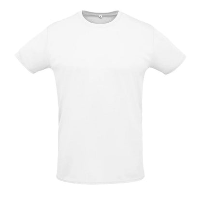 White - Front - SOLS Unisex Adult Sprint T-Shirt
