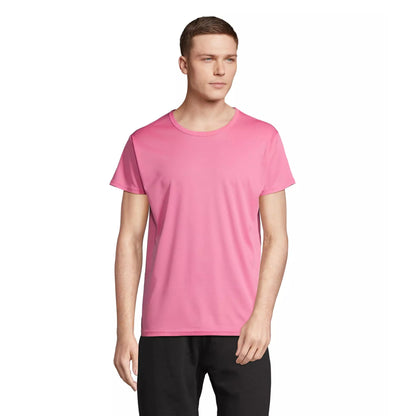 Ribbon Pink - Front - SOLS Unisex Adult Sprint T-Shirt