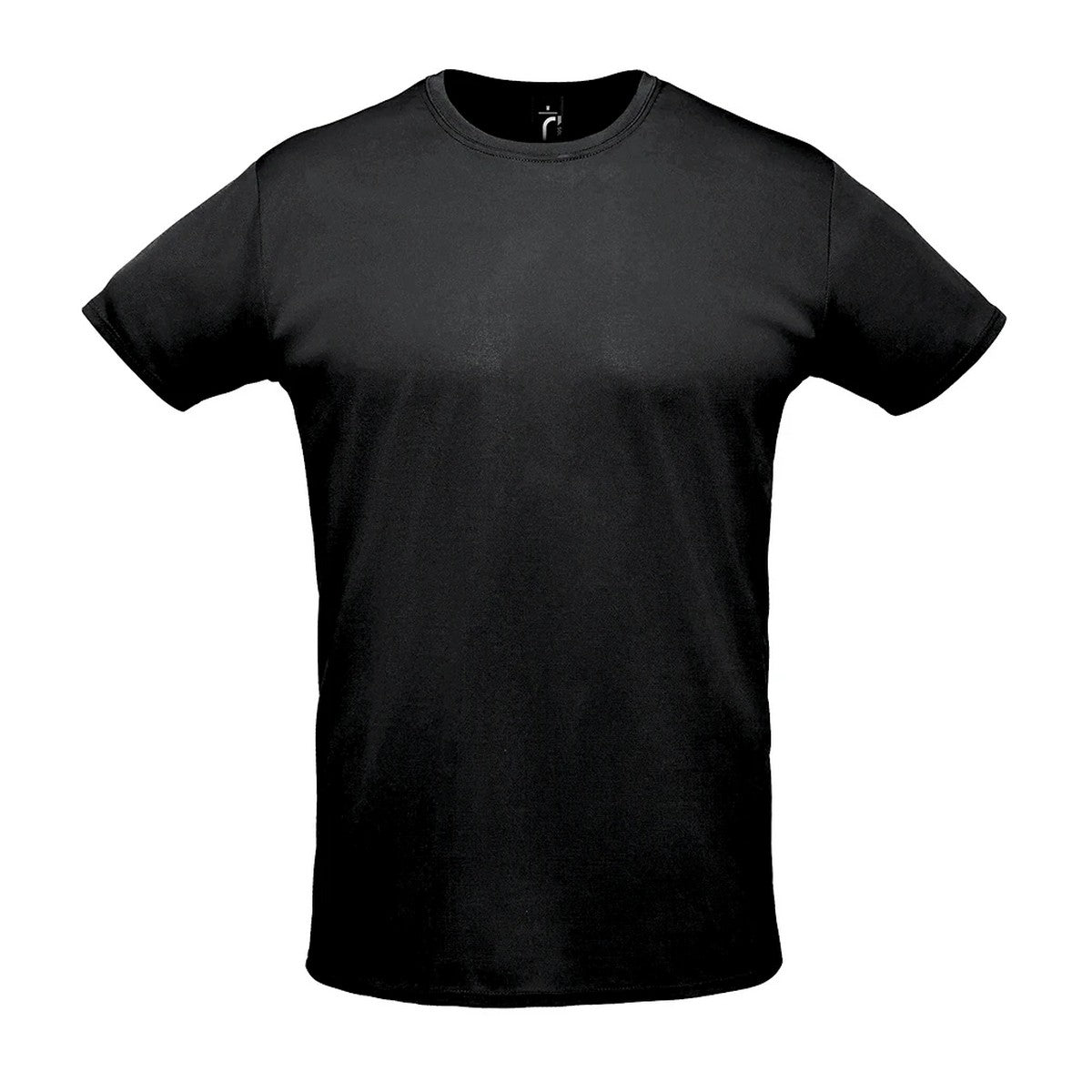Black - Front - SOLS Unisex Adult Sprint T-Shirt