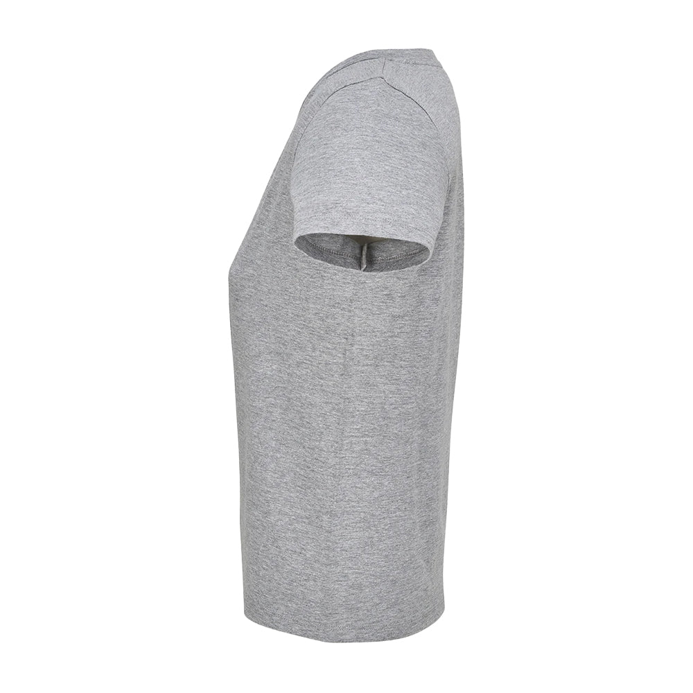 Grey Marl - Side - SOLS Womens-Ladies Regent Marl V Neck T-Shirt