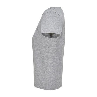 Grey Marl - Side - SOLS Womens-Ladies Regent Marl V Neck T-Shirt