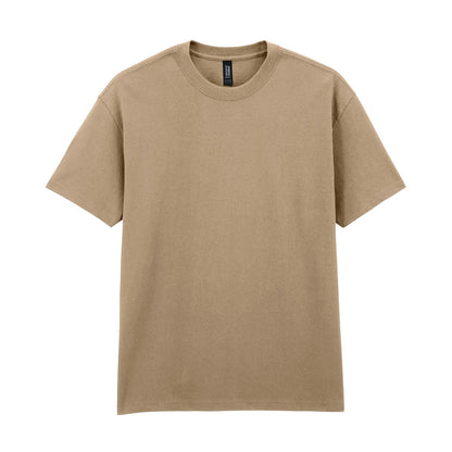 Tan - Front - Gildan Hammer Mens Heavyweight T-Shirt