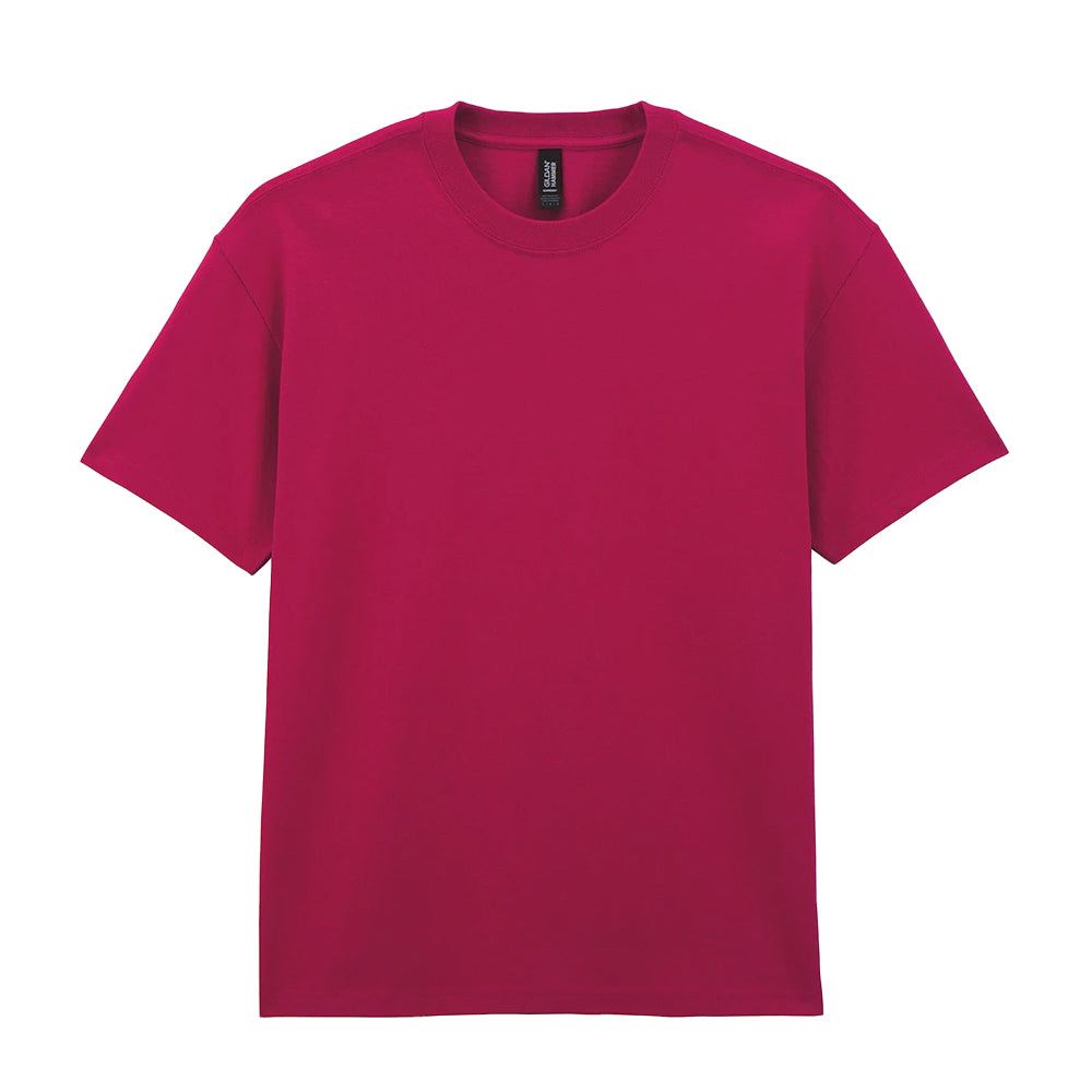 Cherry Red - Front - Gildan Hammer Mens Heavyweight T-Shirt