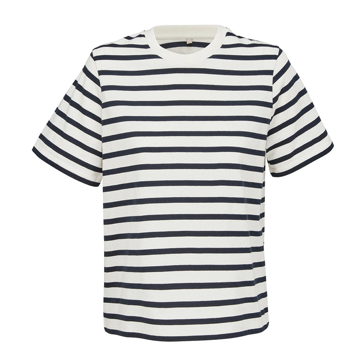 Off White-Navy - Front - SOLS Womens-Ladies Legend T-Shirt