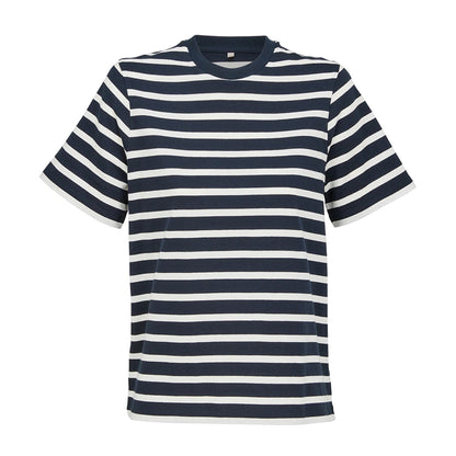 Navy-Off White - Front - SOLS Womens-Ladies Legend T-Shirt