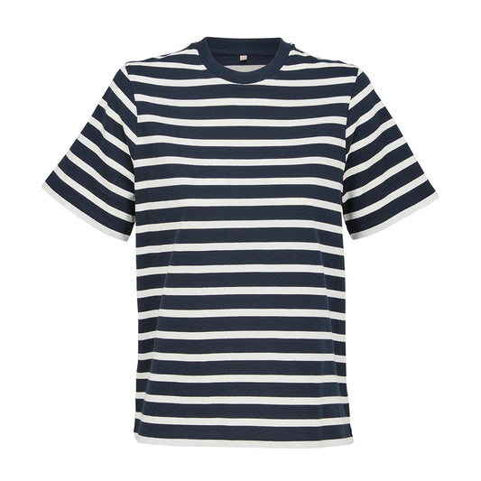 Navy-Off White - Front - SOLS Womens-Ladies Legend T-Shirt