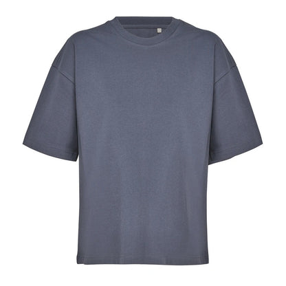 Mouse Grey - Front - SOLS Womens-Ladies Organic Boxy Oversized T-Shirt