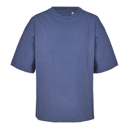 Denim - Front - SOLS Womens-Ladies Organic Boxy Oversized T-Shirt