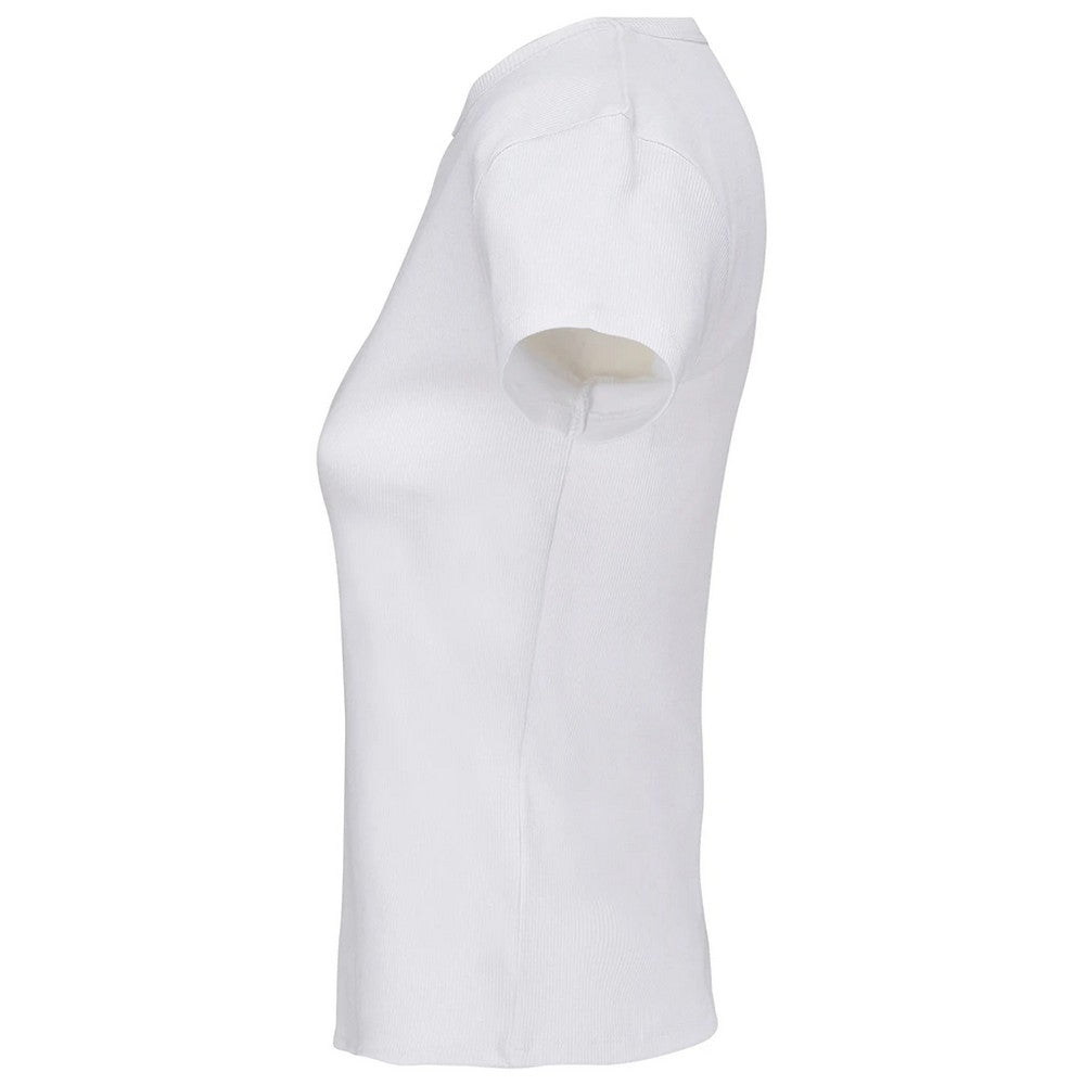 White - Side - SOLS Womens-Ladies Sara T-Shirt