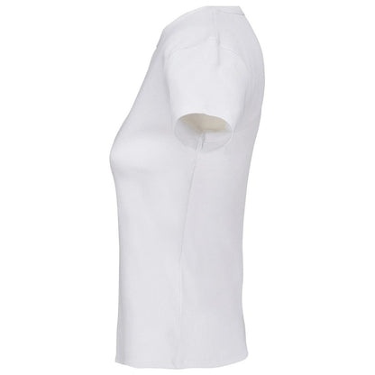 White - Side - SOLS Womens-Ladies Sara T-Shirt