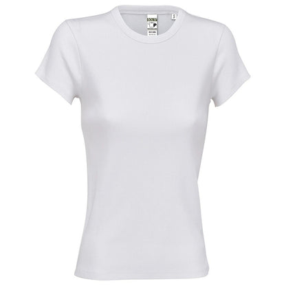 White - Front - SOLS Womens-Ladies Sara T-Shirt
