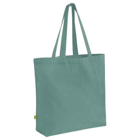 Sage Green - Front - Westford Mill Maxi Organic Tote Bag