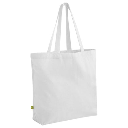 White - Front - Westford Mill Maxi Organic Tote Bag