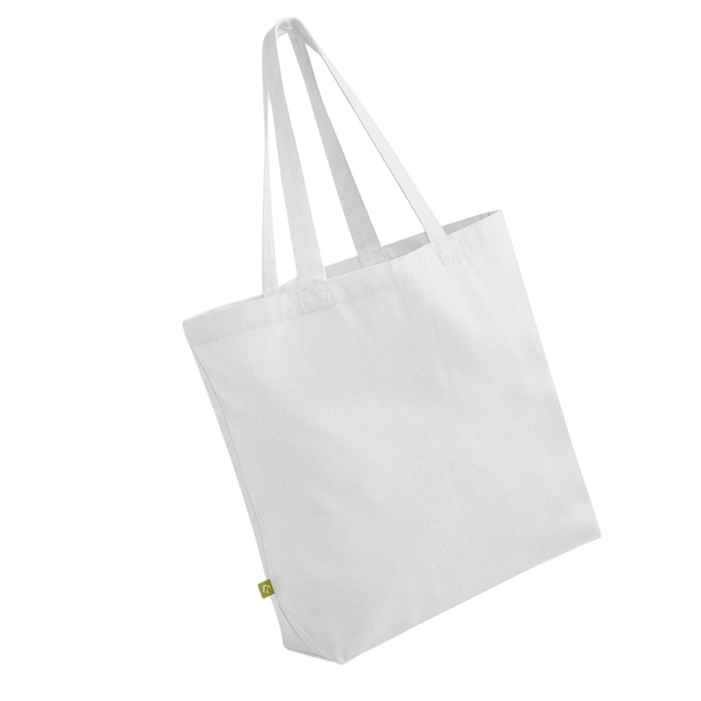 White - Back - Westford Mill Maxi Organic Tote Bag