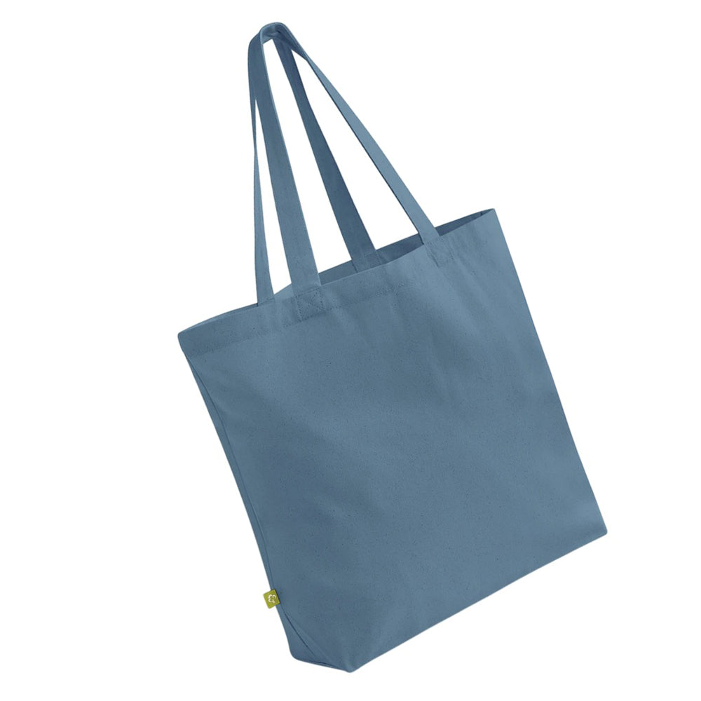 Airforce Blue - Back - Westford Mill Maxi Organic Tote Bag