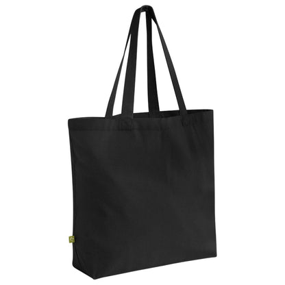 Black - Front - Westford Mill Maxi Organic Tote Bag