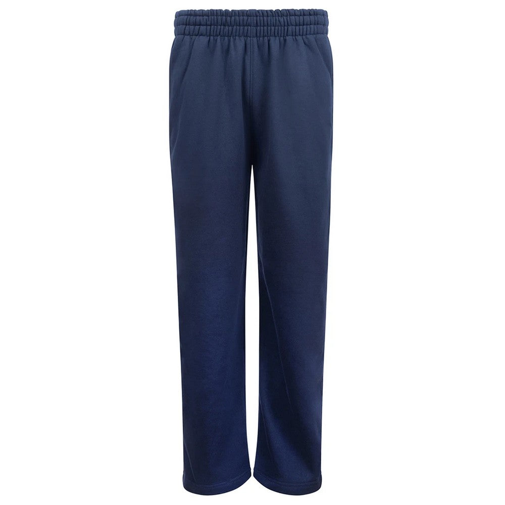 New French Navy - Front - Awdis Unisex Adult Signature Heavyweight Jogging Bottoms