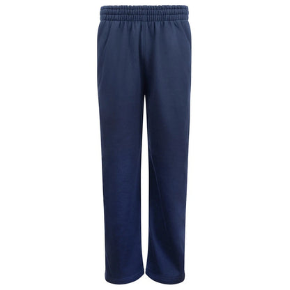 New French Navy - Front - Awdis Unisex Adult Signature Heavyweight Jogging Bottoms