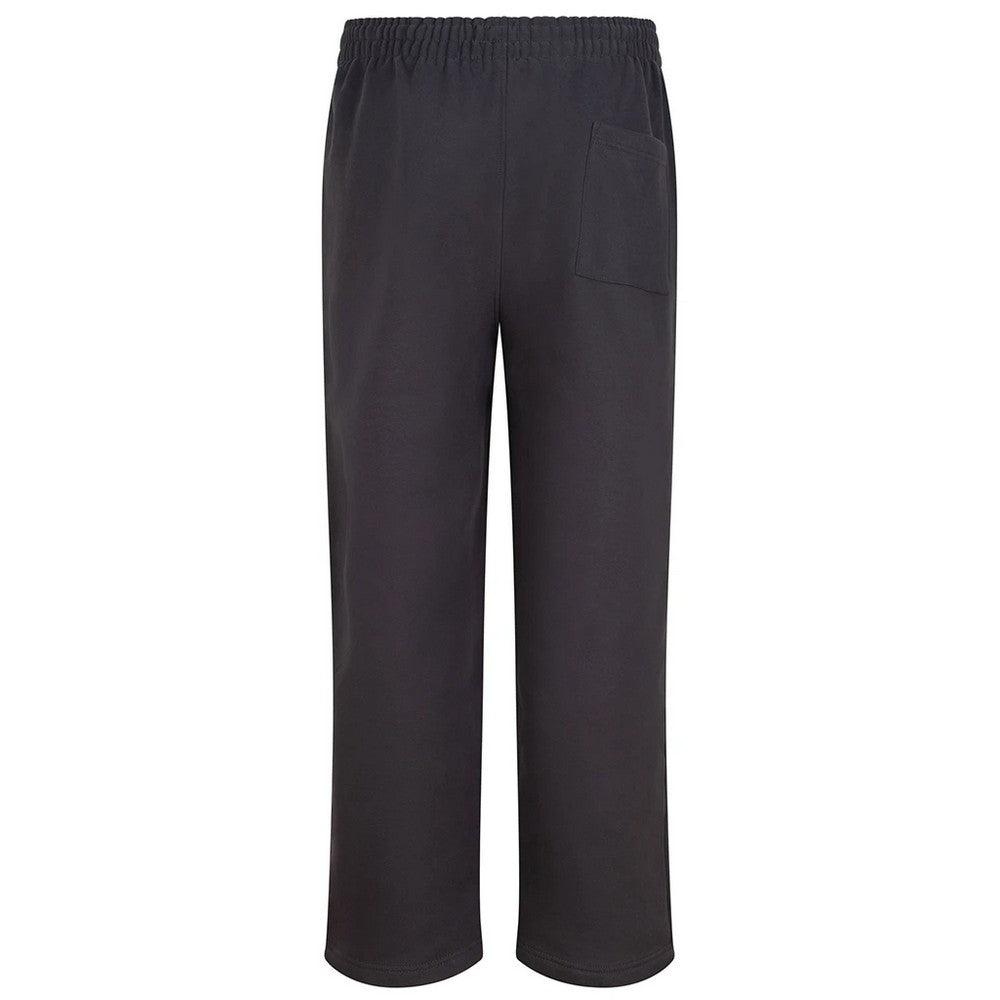 Solid Charcoal - Back - Awdis Unisex Adult Signature Heavyweight Jogging Bottoms