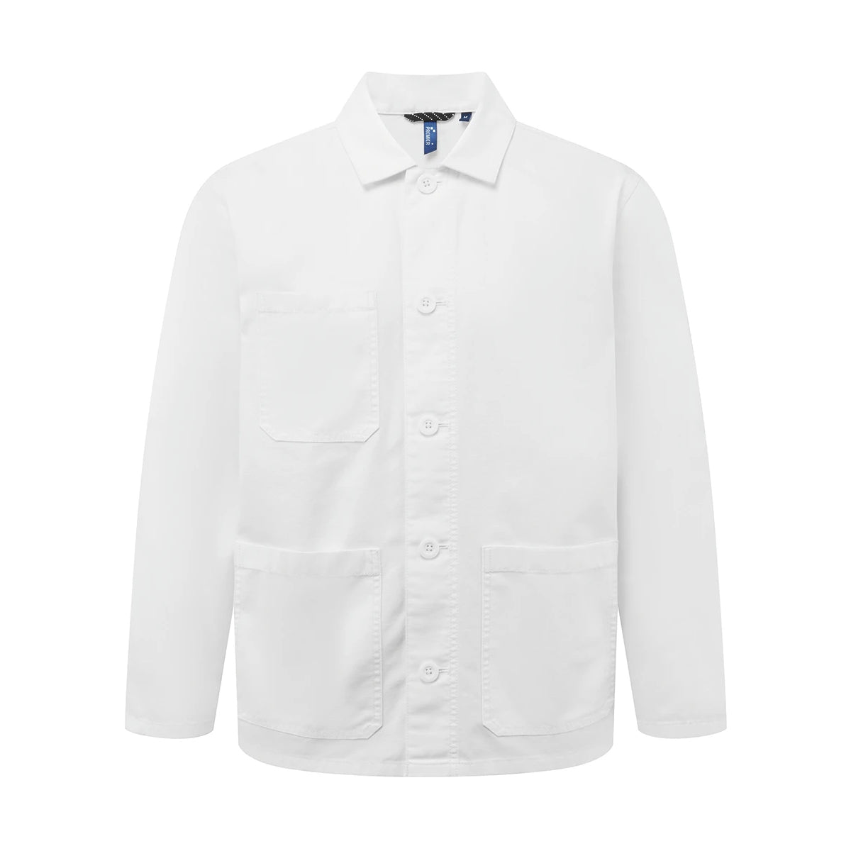 White - Front - Premier Unisex Adult 2.0 Utility Jacket