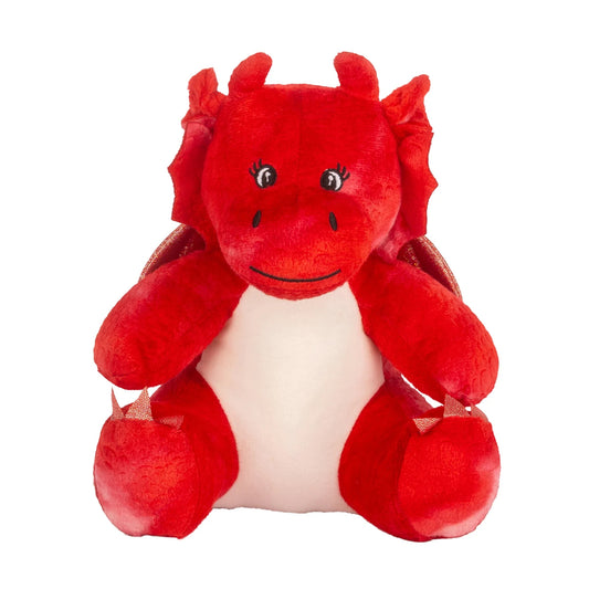 Red - Front - Mumbles Dragon Plush Toy
