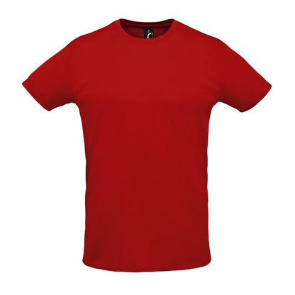 Red - Front - SOLS Unisex Adult Sprint T-Shirt