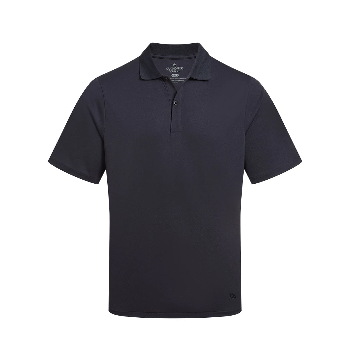 Navy - Front - Craghoppers Expert Mens Basecamp Wicking Polo Shirt