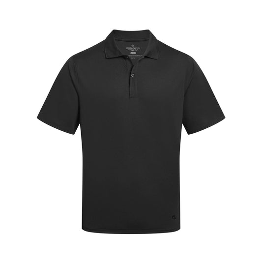 Black - Front - Craghoppers Expert Mens Basecamp Wicking Polo Shirt
