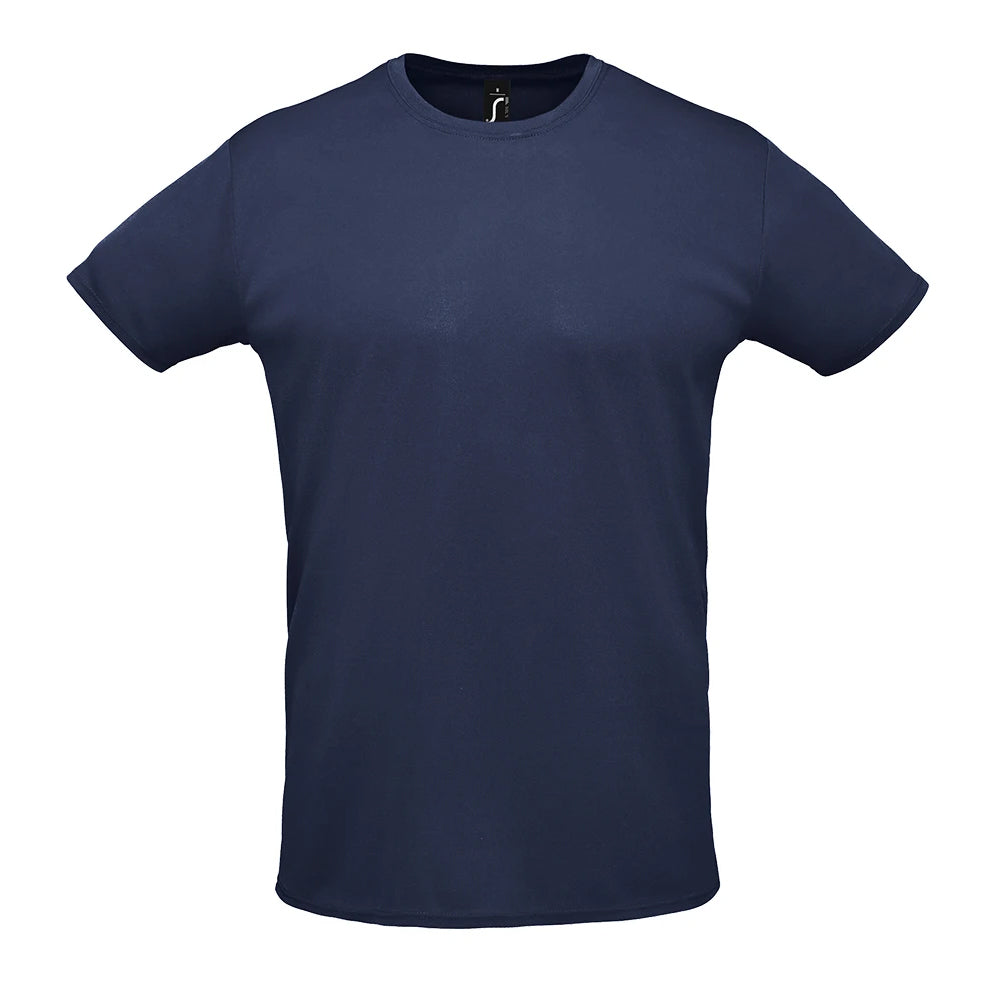French Navy - Front - SOLS Unisex Adult Sprint T-Shirt