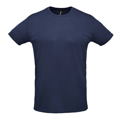 French Navy - Front - SOLS Unisex Adult Sprint T-Shirt