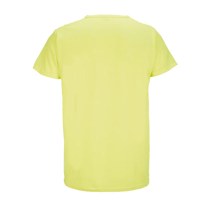 Neon Yellow - Back - SOLS Unisex Adult Sprint T-Shirt