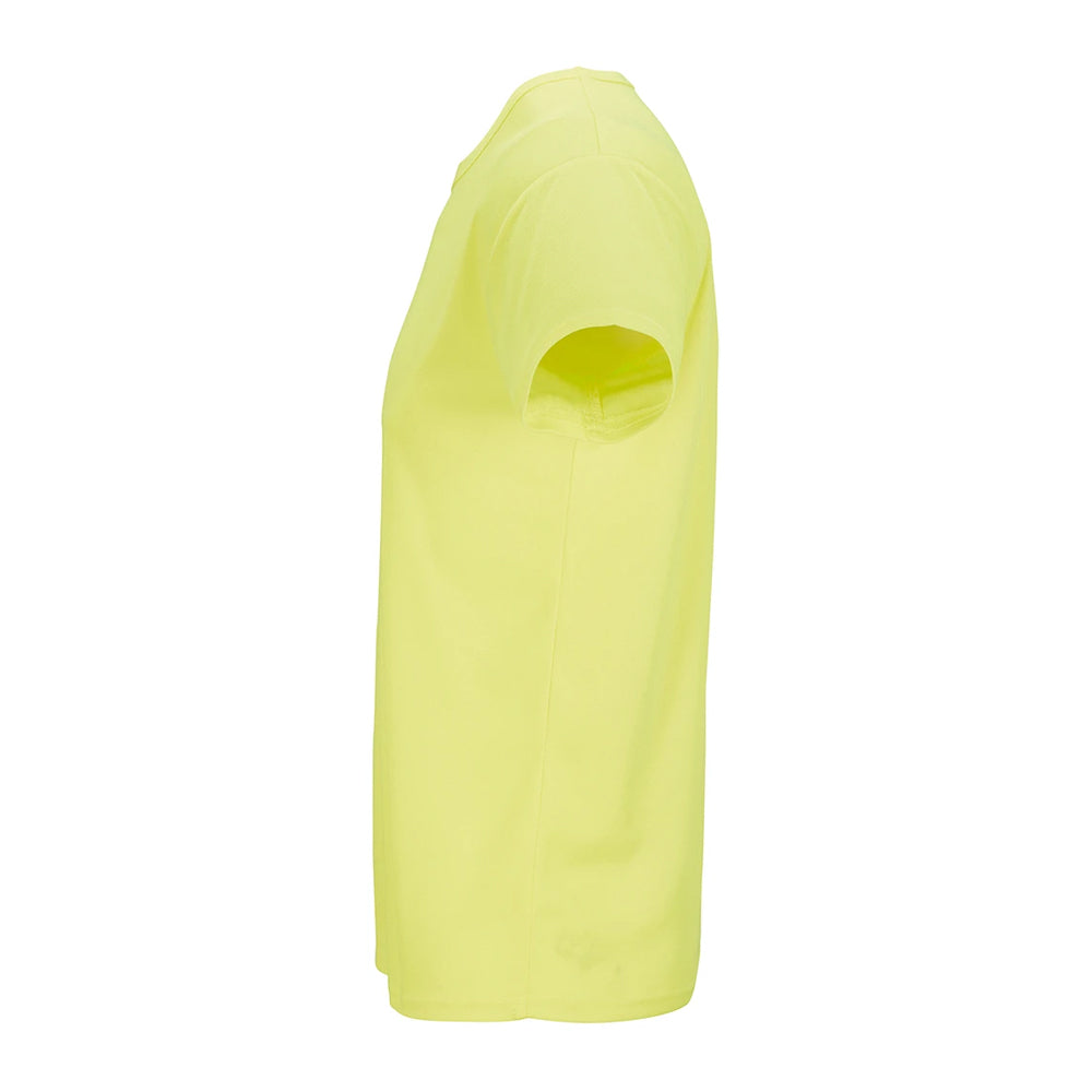 Neon Yellow - Side - SOLS Unisex Adult Sprint T-Shirt