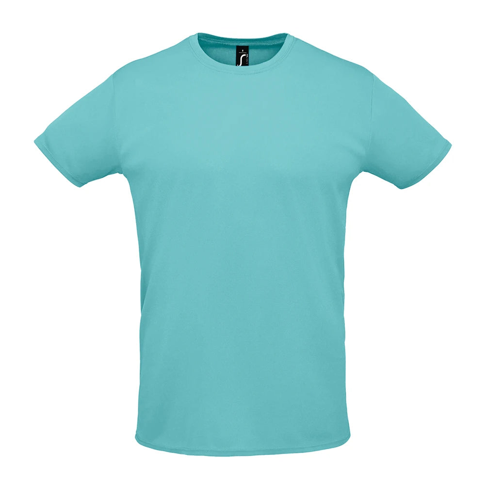 Pool Blue - Front - SOLS Unisex Adult Sprint T-Shirt