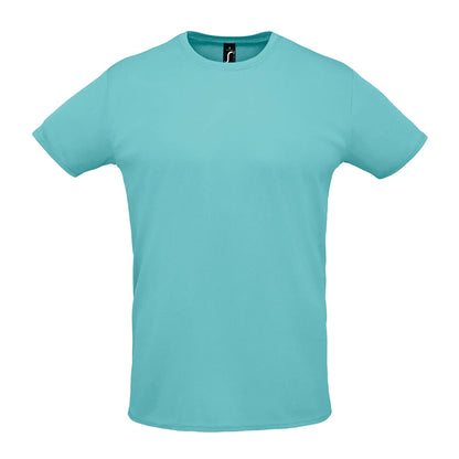 Pool Blue - Front - SOLS Unisex Adult Sprint T-Shirt