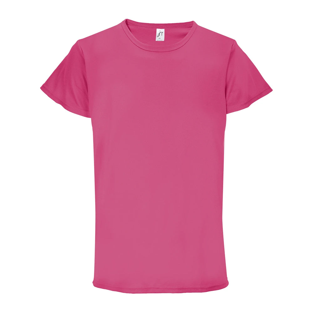 Ribbon Pink - Front - SOLS Unisex Adult Sprint T-Shirt