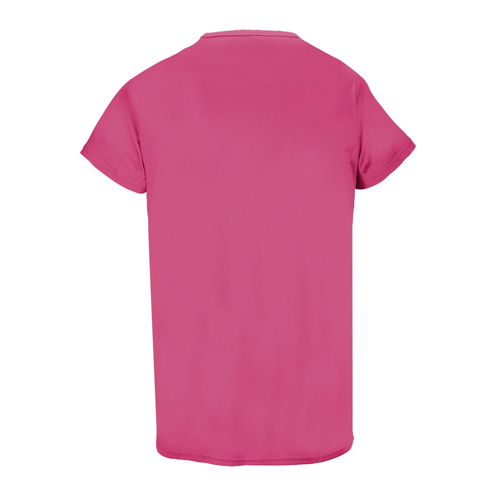 Ribbon Pink - Back - SOLS Unisex Adult Sprint T-Shirt