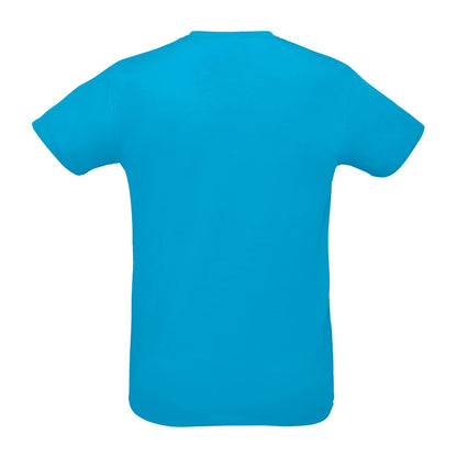 Aqua - Back - SOLS Unisex Adult Sprint T-Shirt