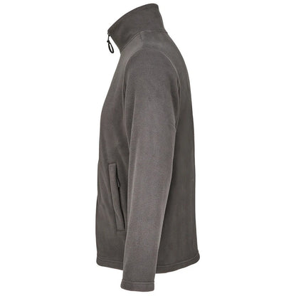 Charcoal - Side - SOLS Unisex Adult Nitro Microfleece Jacket