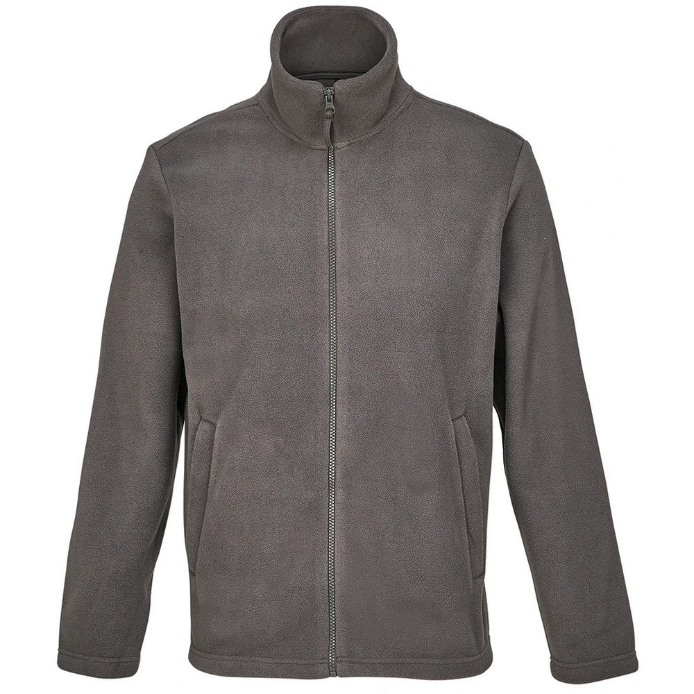 Charcoal - Front - SOLS Unisex Adult Nitro Microfleece Jacket