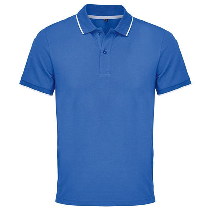 Royal Blue-White - Front - SOLS Unisex Adult Palermo Polo Shirt