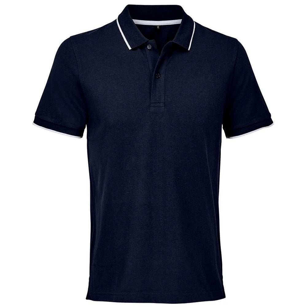 French Navy-White - Front - SOLS Unisex Adult Palermo Polo Shirt