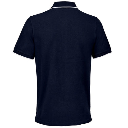 French Navy-White - Back - SOLS Unisex Adult Palermo Polo Shirt