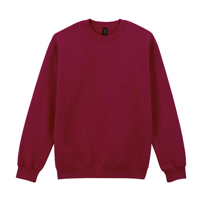 Garnet - Front - Gildan Unisex Adult Hammer Maxweight Crew Neck Sweatshirt