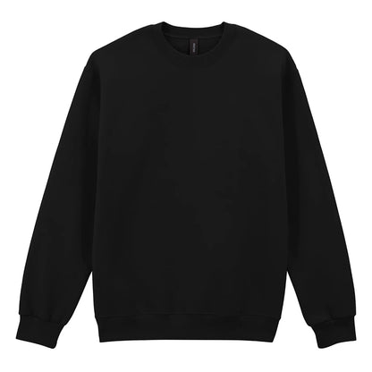 Pitch Black - Front - Gildan Unisex Adult Hammer Maxweight Crew Neck Sweatshirt